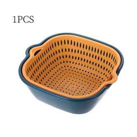 Small Kitchen Double Drain Basket Bowl