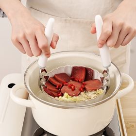 Stainless Steel Holder For Moving Hot Plate Or Bowls With Food