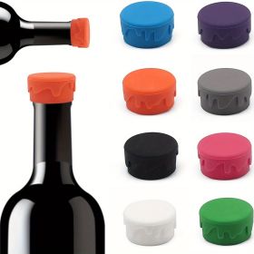 8PC Silicone Wine Bottle Stoppers