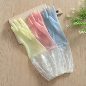 1 Pair Of Thermal Dishwashing Gloves