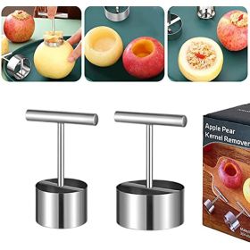 2pcs Stainless Steel Multifunction Apple/Pear Corer