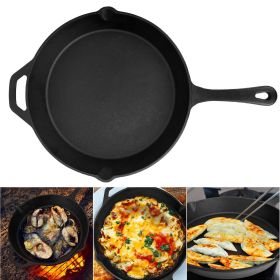 Pre-Seasoned Cast Iron Skillet Oven Safe 12inch Large Frying Pan