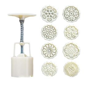 8 Stamp Plastic Baking Molds Set