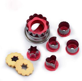 6 Pieces Stainless Steel Pastry & Cookie Cutter Set