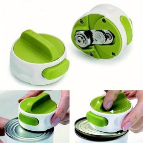 Compact Mini Can Opener - Easy to Use and Safe for Opening Lids