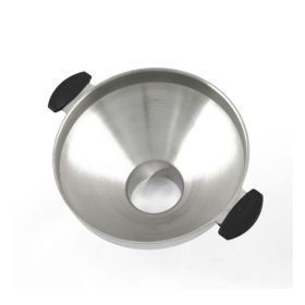 Stainless Steel Double Handle Wide-Mouth Funnel