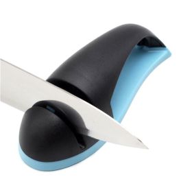 Blue Handheld Knife Sharpener