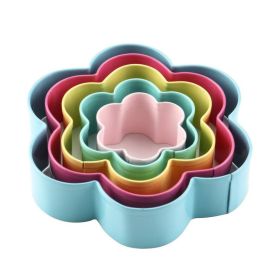 Set of 5 - 3D Plum Blossom Cookie Cutters