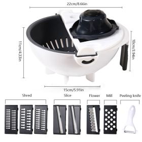 9 In 1 Multi-function Vegetable & Cheese Grater