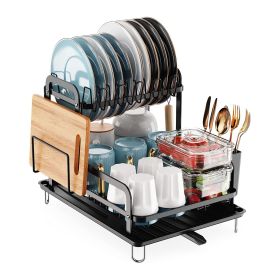 2-Tier Space Saving Dish Drying Rack