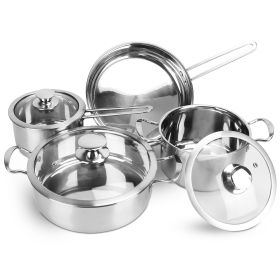 Stainless Steel 4pc Cookware Set