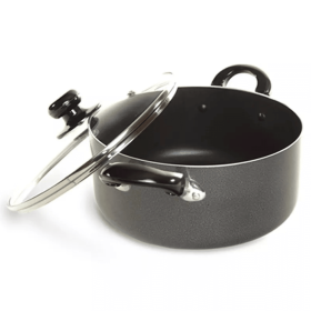 Better Chef 5Qt Heavy Gauge Aluminum Dutch Oven with Glass Lid