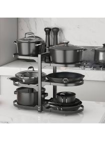 6-layer Pot And Lid Adjustable Sorting Rack