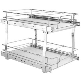 VEVOR 2 Tier Heavy Duty Pull Out Cabinet Organizer