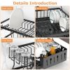 2-Tier Dish Drying Rack with Drainboard Organizer Set