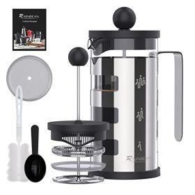 Portable French Press Cafetiere - 4 Cups (Option: 350ml)