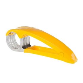 Stainless Steel 6 Blade Slicer (Color: Yellow)