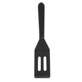 Silicone Slotted Spatulas (Color: Black)