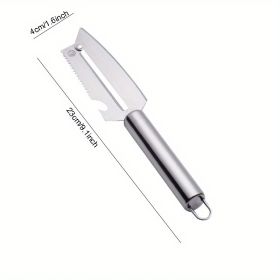 Peeling Knife With Storage Tube (Color: White)