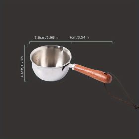 Mini Stainless Steel Melting Pot with Double Spouts (Items: Melting Pot, size: 120ml Small)