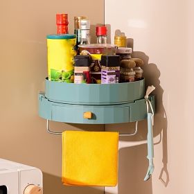 Kitchen Rotary Shelf (Color: Green)