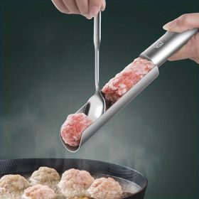 Stainless Steel Meatball Maker with Spoon (size: Meatball Maker)