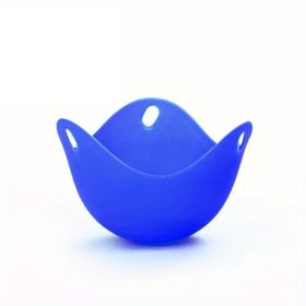 Silicone Egg Cooker (Color: Blue)