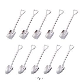 Stainless Steel Shovel Spoon Sets (Quantity: 10pcs)