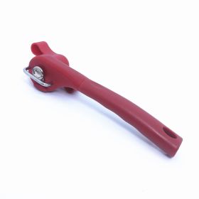 Plastic Safety Can Opener with Easy Grip (Color: Red)