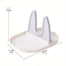 Pot Lid Holder (Color: White)