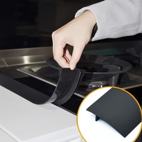 Silicone Stove Gap Cover (Color: Black)