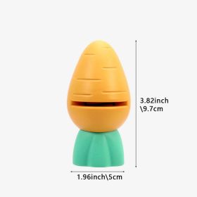 Cute Carrot Mini Knife Sharpener (Color: Tangerine, Quantity: 1pc)