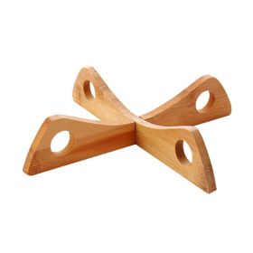 1pc or 2pcs Bamboo "Cross" Trivet (size: 1pc)