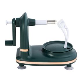 Handcrank Apple Peeler (Color: Dark green)