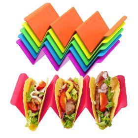 1pc or 6pcs Colorful Taco Holder Stands (Color: 6pcs Colorful)