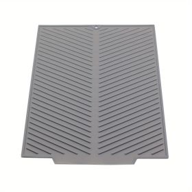 Silicone Folding Draining Mat (size: small)