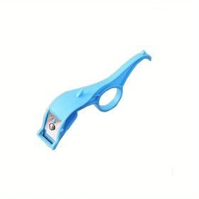 Compact Fruit and Vegetable Peeler (Color: Blue)