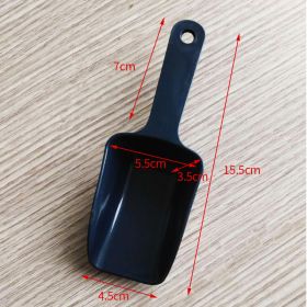 Plastic Shovel for Flour, Food, Candy, Coffee Beans, Bar Ice (Color: Black)