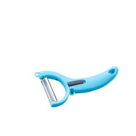 Swivel Blade Peeler for Fruits & Vegetables (Color: blue peeler)