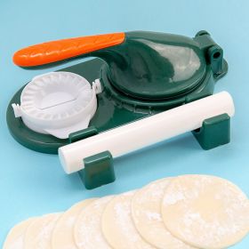 Set of 3pcs Dumpling Maker Mold (Color: 1pc Green)