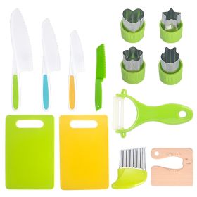 Children's Plastic Birthday Cake Stand Knife Toy Suite (Option: 13 Piece Set)